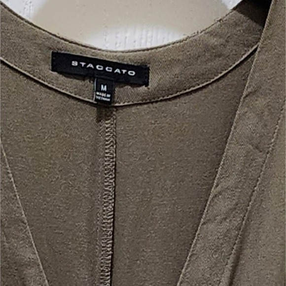 Staccato olive green super soft romper‎ size medium - Picture 5 of 5